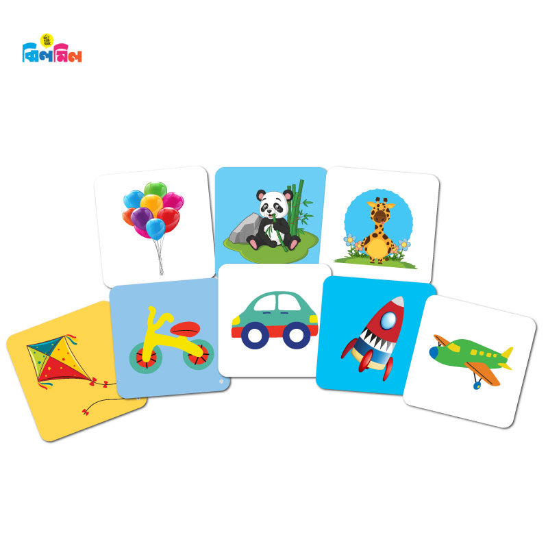 Smart BABY VISION Stimulation Cards 6-18 MONTHS Stage-3 Colorful Visual Stimulation Cards