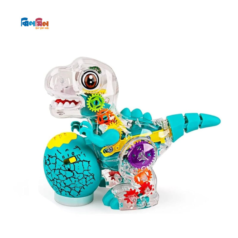 Transparent Dinosaur + 3 pcs Battery