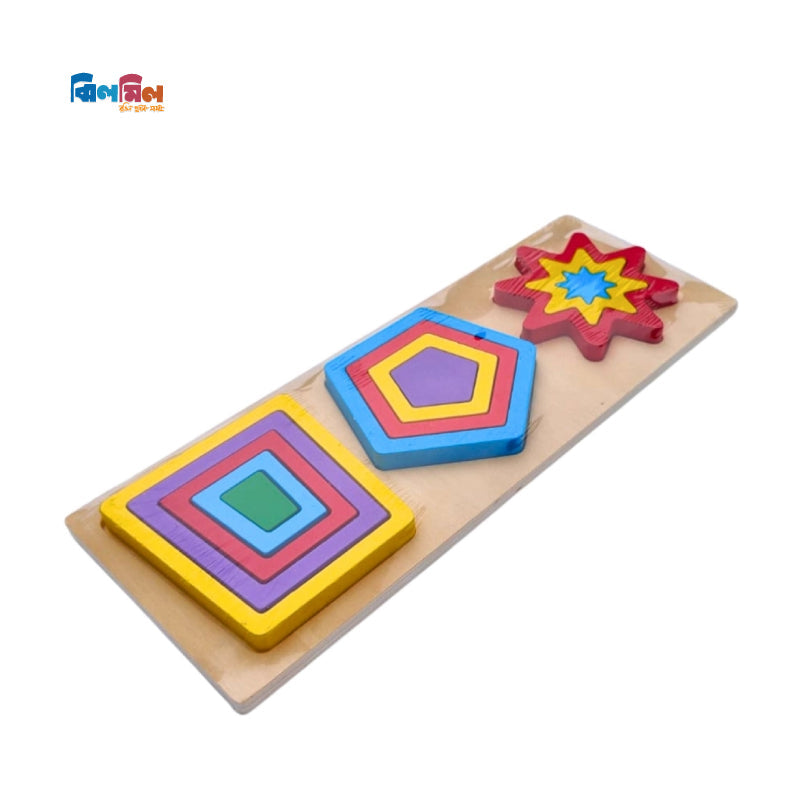 Geometric Shape Puzzle Board