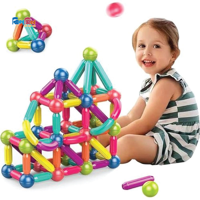 Magnetic Sticks 64 Pices