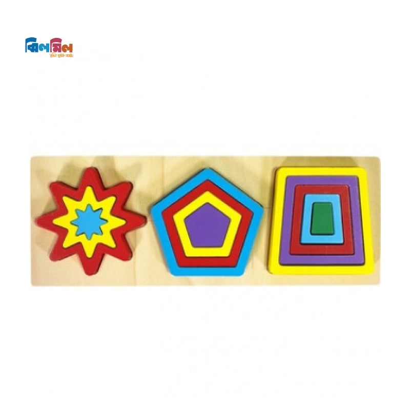 Geometric Shape Puzzle Board
