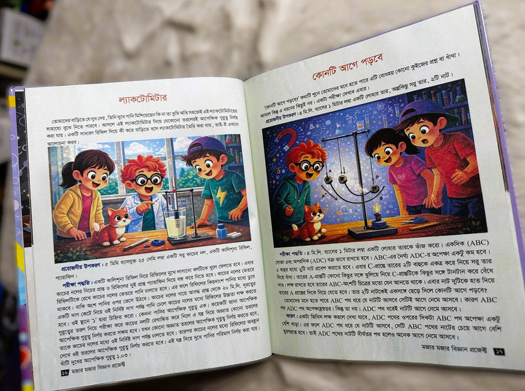 মজার মজার বিজ্ঞান প্রজেক্ট