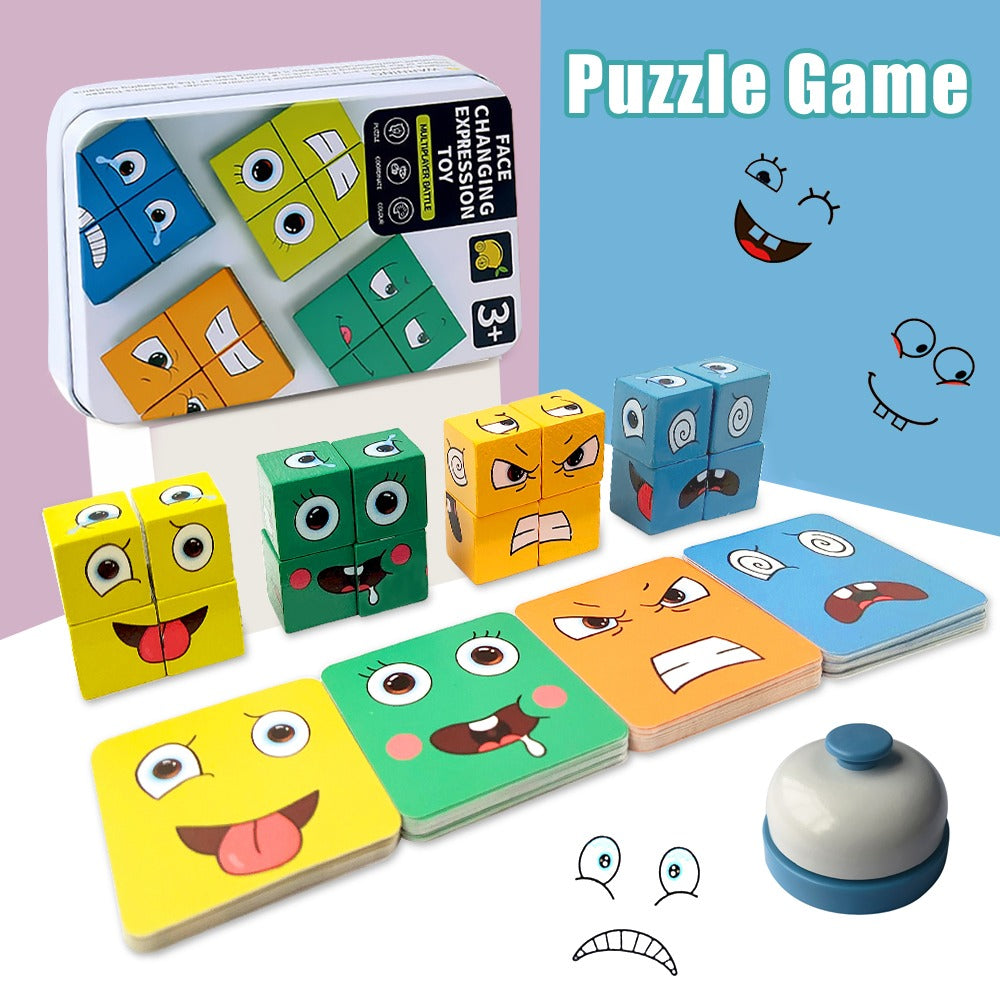 Expression Puzzle Building Block