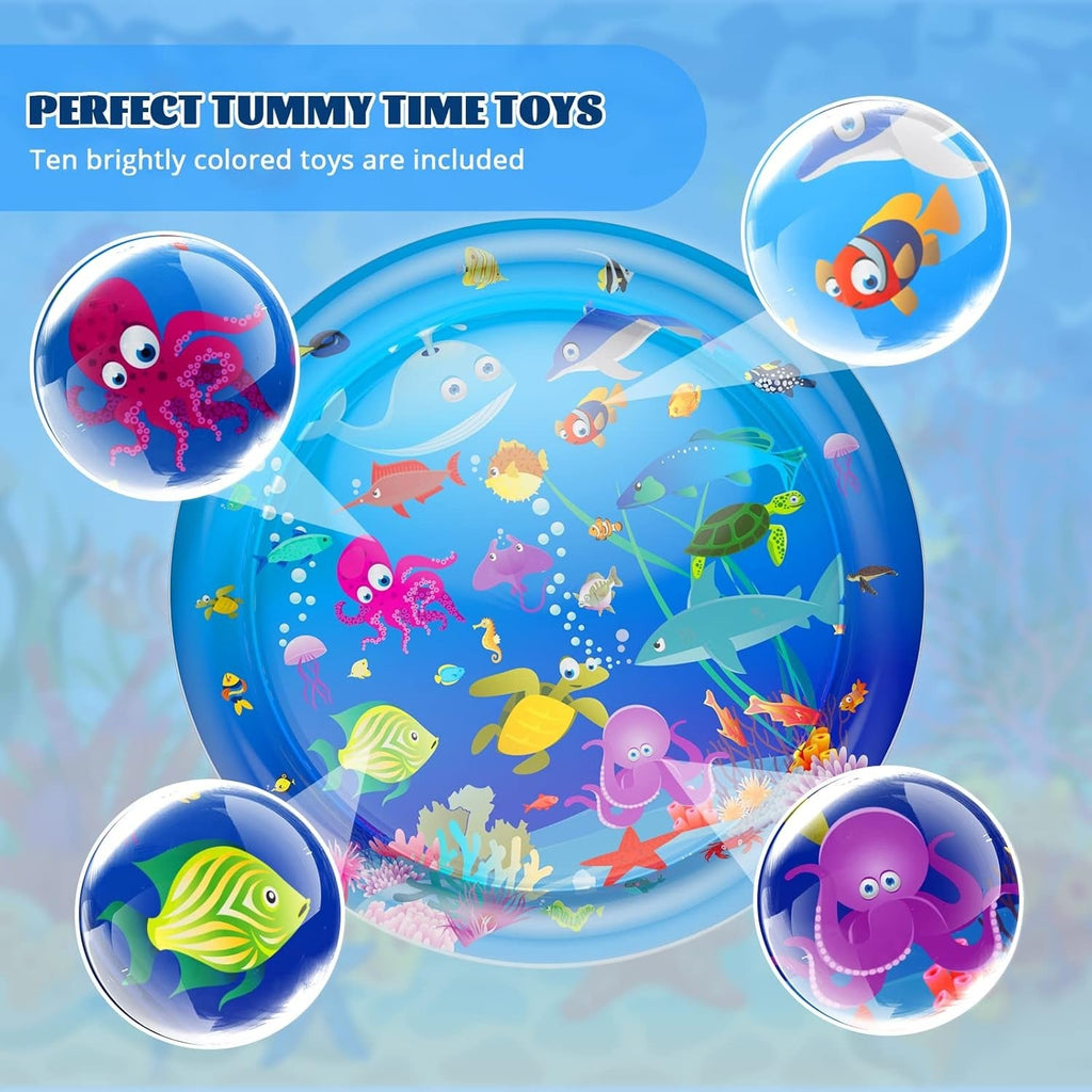 Water Play Mat For Infants and Toddlers Baby Toys Round shape