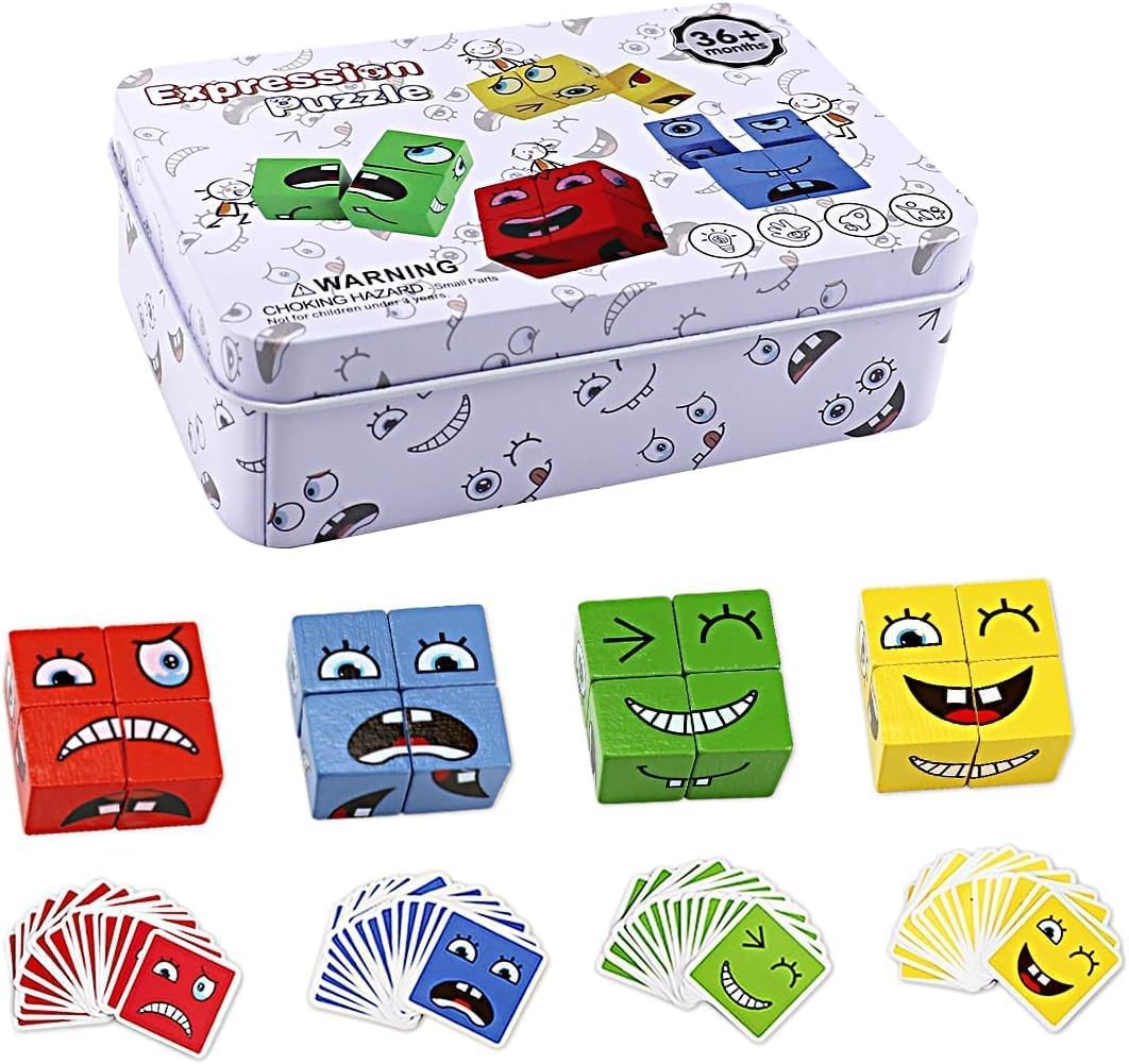 Expression Puzzle Building Block