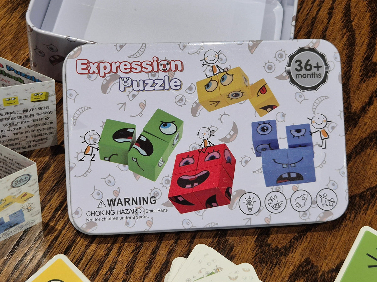 Expression Puzzle Building Block